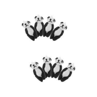 Imagem de ABOOFAN 8 Peças Mini Panda De Pelúcia Mini Animais De Pelúcia Brinquedo Panda Infantil Brinquedo Infantil Boneco De Panda Chaveiro De Pelúcia Filho Pp Algodão Mini Ursinho O Preenchimento