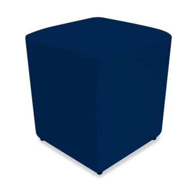 Imagem de Puff  Material Sintético Azul - Loja Dos Puffs