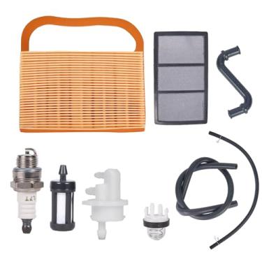 Imagem de Mikatesi 4238 140 4401 filtro de ar pré-limpador e kit de ajuste de linha de combustível para STIHL TS410 TS410Z TS420 TS420Z Serra de corte de concreto peças de substituição 4238-140-1800