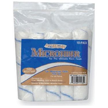 Imagem de Arroworthy Microfibra 16,5 cm L x 9,5 mm Mini rolo de pintura pacote com 10 - Caixa de: 1