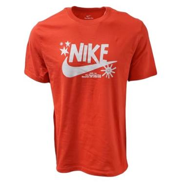 Imagem de Nike Camiseta masculina esportiva com logotipo, Vermelho brilhante, G