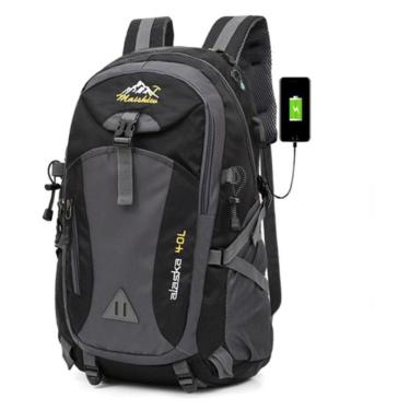 Imagem de Mochila SUUTOOP 002 impermeável 40L com porta USB - preta