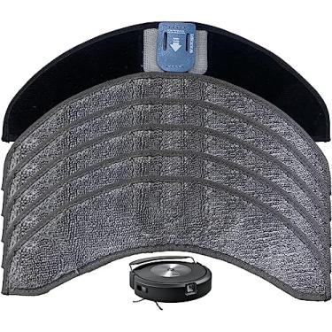 Imagem de Wagfall Almofadas de Limpeza de Substituição para iRobot Roomba Combo j7+/Plus (Pacote com 6, Microfibra)