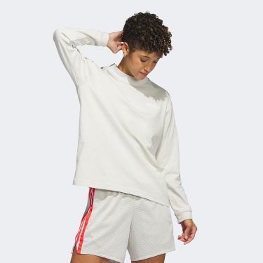 Imagem de Camiseta Adidas Select Mock Neck Long Sleeve Feminina-Feminino