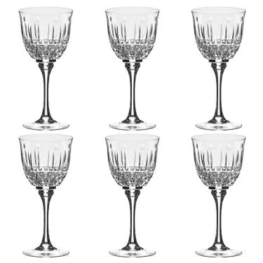 Imagem de Jogo de taças água em cristal Strauss Clássicos 225.069 6 peças 520ml