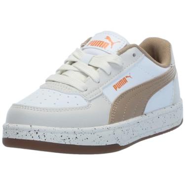 Imagem de PUMA Tênis infantil unissex Caven 2.0, Puma Branco-prairie cinza penas bronzeadas, 3.5 Little Kid