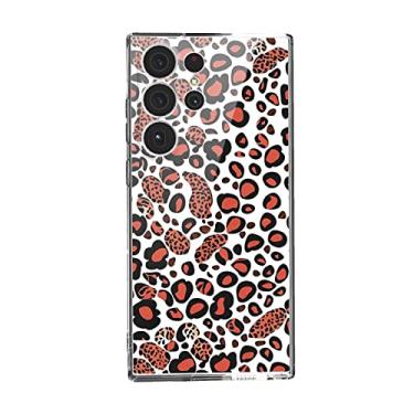 Imagem de Capa compatível com Samsung Galaxy S23 Ultra Leopard, estampa de leopardo, estampa animal, guepardo, minimalista, leopardo, gráfico moderno para Samsung Capa masculina e feminina, capa de telefone TPU
