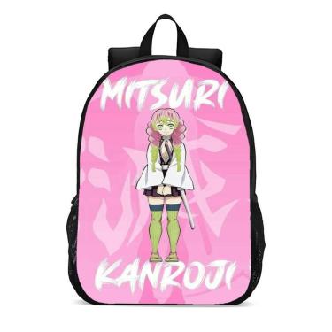 Imagem de Mochila Escolar Infanto Juvenil Anime Demon Slayer Mitsuri Top Lançamento 0253-Unissex