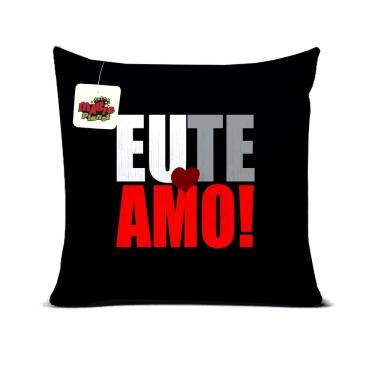 Imagem de Almofada 40x40 Eu Te Amo Presente Dia dos Namorados