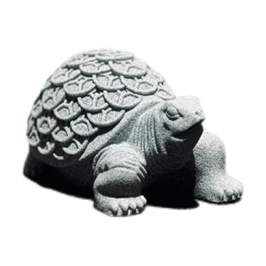 Imagem de ESTINTENG Areia verde e pedra atraem riqueza, dinheiro de ouro, tartarugas, chá, micro bonsai de paisagem, aquário de peixes, fundo afundado, artesanato paisagístico - tartaruga dourada (grande)