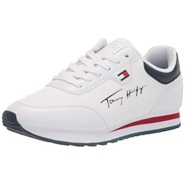 Imagem de Tommy Hilfiger Cadarços Branco/Branco/Azul Marinho 7 M, Branco118, 36
