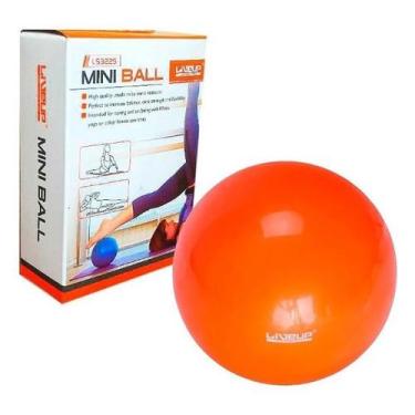 Imagem de Bola Pilates Toning Ball Yoga Overball 25 Cm Laranja Treino Ginástica