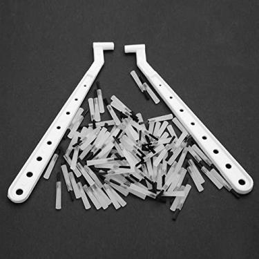 Imagem de 100 Peças de Pontas e Cabos de Escova Composta Descartável Dentária, Remove Cálculo Dentário, Macio e Confortável, Pode Esterilizar Em Alta Temperatura, para Aplicação de