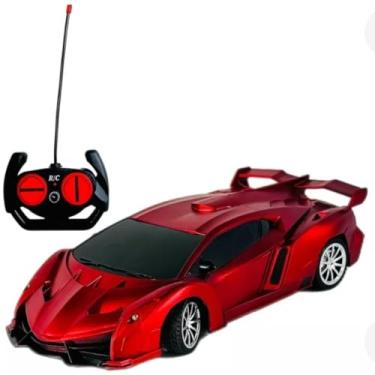 Imagem de Carrinho de controle remoto super carro Esportivo (Vermelho)