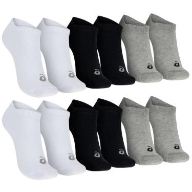 Imagem de Kit de Meia ASICS No Show Soft Tamanho 34-38 com 6 Pares