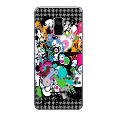 Imagem de Capa Adesivo Skin022 Verso Para Samsung Galaxy A8 2018 - KawaSkin