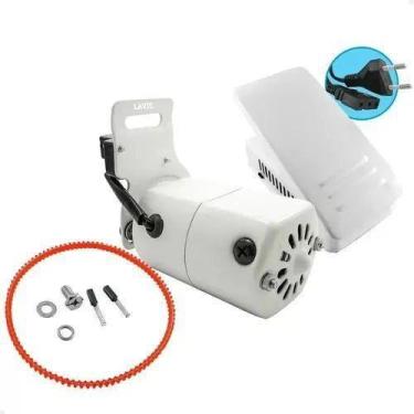 Imagem de Motor Para Máquina Doméstica 100w Singer Elgin Vigorelli 220V BRANCO -