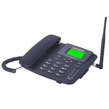 Imagem de Telefone Celular Fixo Mesa Wi-Fi Dual Sim 700, 850, 900, - Aquario