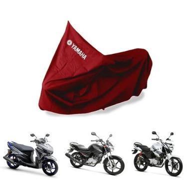 Imagem de Capa Protetora Impermeável Para Moto Yamaha - SPTS,  M, Vermelho