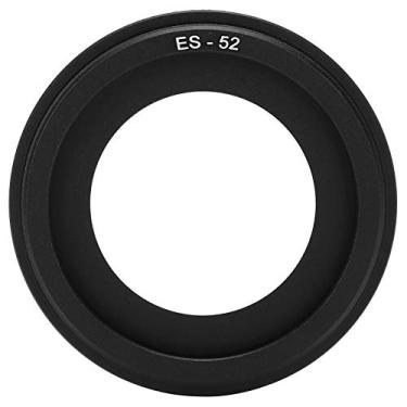Imagem de 1 Peça Capa de Lente Es 52 Capa de Lente de Liga de Alumínio Adequada para Ef 40mm F 2.8 Stm/ef S 24mm F/2.8 Stm Lenes Preto