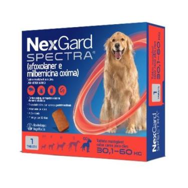 Imagem de NexGard Spectra Mastigável 30,1 a 60kg 1unid