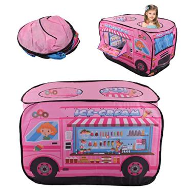 Imagem de Tenda Infantil, Barraca Pop-up para Brincadeiras, Sorvete, Brinquedo, Caminhão de Comida, para Crianças, Atividades Internas e Externas