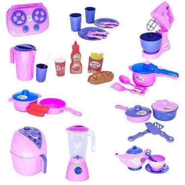 Imagem de Infantil Kit Menina Panela De Pressão Air Fryer Xícara 33Pç - Altimar