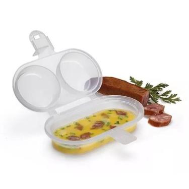 Imagem de Forma Ovo Omeleteira Pratico Para Microondas Nitron Cz057