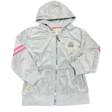 Imagem de Blusa De Frio Moletom Menina infantil Aberta Capuz Estilosa - Anj Moda