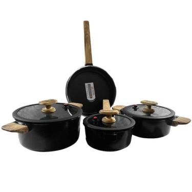 Imagem de Jogo de Panelas Cerâmica Lançamento Couro - Ipe Cozinhas