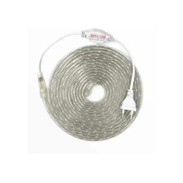 Imagem de 10 metros de Mangueira chata De Led 5050 - 3000k / 6000k, Branco quent