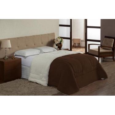 Imagem de Coberdrom Edredom Pele De Carneiro Solteiro Sherpa Macio - JOÃO ENXOVA