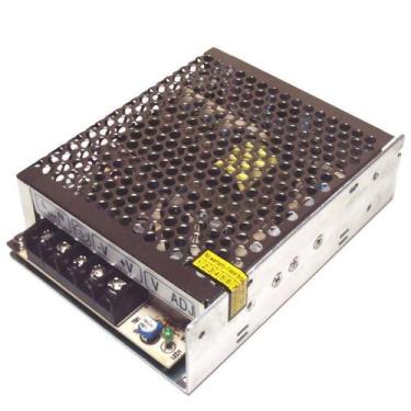 Imagem de Fonte 12v 5a Bivolt Fonte Eletrônica Colmeia para Automação CFTV Led S