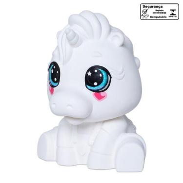 Imagem de Joy Unicornio Pintura Samba Toys com Pincel e Tintas Brinquedo Lavavel