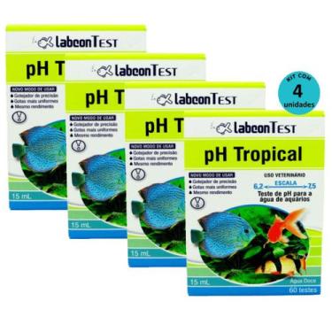 Imagem de Kit 4 Alcon Labcon PH Tropical 15ml