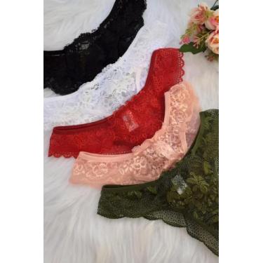 Imagem de Calcinha de Renda - JMartins - Feminino Adulto - Cor Vermelha - Tamanh