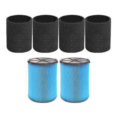 Imagem de Pacote com 2 filtros VF5000 para aspirador de pó Ridgid Shop Vac, 5-20 galões, filtro de vácuo plissado de 3 camadas, compatível com os modelos WD1450 WD0970 WD1270 WD06700 WD1851 WD1680 RV2400A (com
