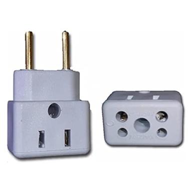 Imagem de Adaptador Tomada 3 Pinos P/ 2 Benjamin 10 E 20 Amperes/novo