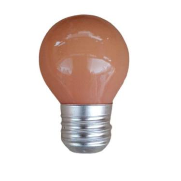 Imagem de Lâmpada Decorativa Bg45 127v 15w E27 Laranja Leitosa Coloridas - JPN