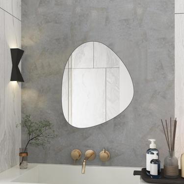 Imagem de Espelho Decorativo Orgânico 60cmx50cm Moderno Luxo Sala Quart