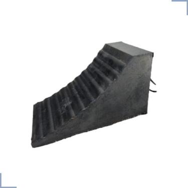 Imagem de Kit 2 Calço De Rodas Para Caminhão Com Corda Segurança G-9 - VABADUS