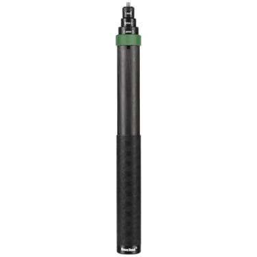 Imagem de Bastão de selfie invisível de fibra de carbono estendido de 33 cm para insta360 x4 Insta 360 x4 x3 x2 x Gopro Go Pro Hero 13 12 11 10 9 8 7 6 5 4 acessórios de câmera esportiva (verde)