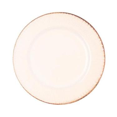 Imagem de Prato Raso de Cerâmica Linear Branco 27cm 220654 - Lyor - LYOR, WOLFF,