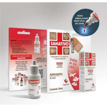 Imagem de Kit 2 Sanativo Antisséptico Pocket 20ml Para Viagem
