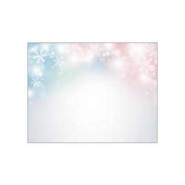 Imagem de Fundo Fotográfico 1,55 X 1,20 -  Azul com Flocos de Neve 023 - Via Cor