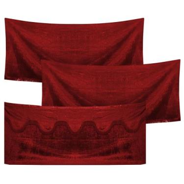 Imagem de Cortina chinil 3pç cabine caminhão vw constellation - RANCHAO ACESSORI