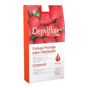 Imagem de Kit Depilação Folhas Prontas Corporal Cera Depilatória Depilflax - Esc