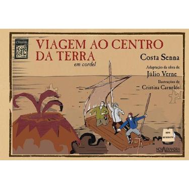 Imagem de Livro - Viagem ao centro da Terra em cordel