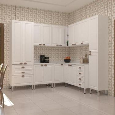Imagem de Cozinha Completa 8 Peças: Tampo - Luciane Branco - LUCIANE MÓVEIS