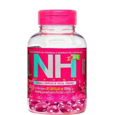 Imagem de Belkit NH New Hair - Cápsulas Crescimento Capilar Pele Unhas 30 dias
